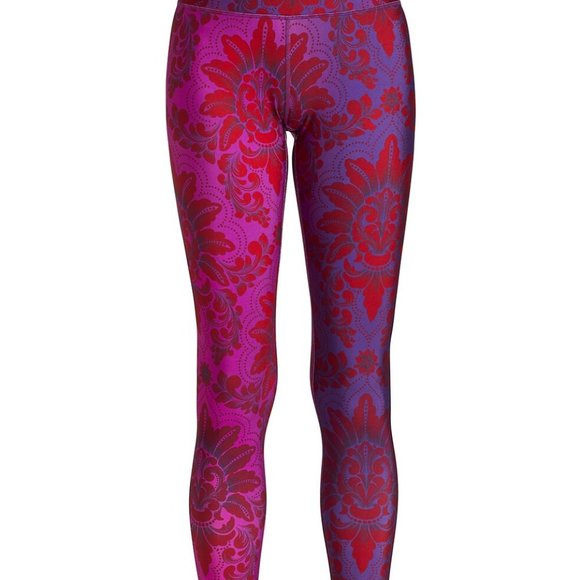 NWT EXCLUSIVE Terez Ruby Amethyst Damask Leggings XS - Picture 2 of 16